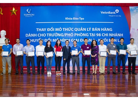 khóa đào tạo “THAY ĐỔI MÔ THỨC QUẢN LÝ BÁN HÀNG" dành cho Trưởng/Phó Phòng tại 98 Chi Nhánh Chuyển Đổi Mô Hình Giai Đoạn 3 - Khối Bán Lẻ - Ngân Hàng TMCP Công Thương Việt Nam (VietinBank)”