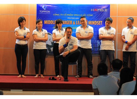 TOPPION triển khai khóa huấn luyện Middle Manager & Leader Mindset cho Công ty Cổ phần Vina Lá Sắt Cứng (HAFELE) - 04 & 05/09/2014